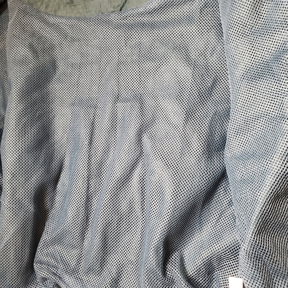 JINGPIN FUSHI | Women's teal argyle quilted texture fashion jacket. Size XS. - Picture 9 of 11